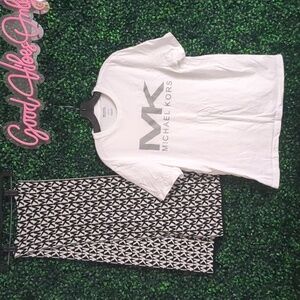 Bundle Michael Kors Shirt Large & Unisex Reversible Scarf 2 for 1!!!!